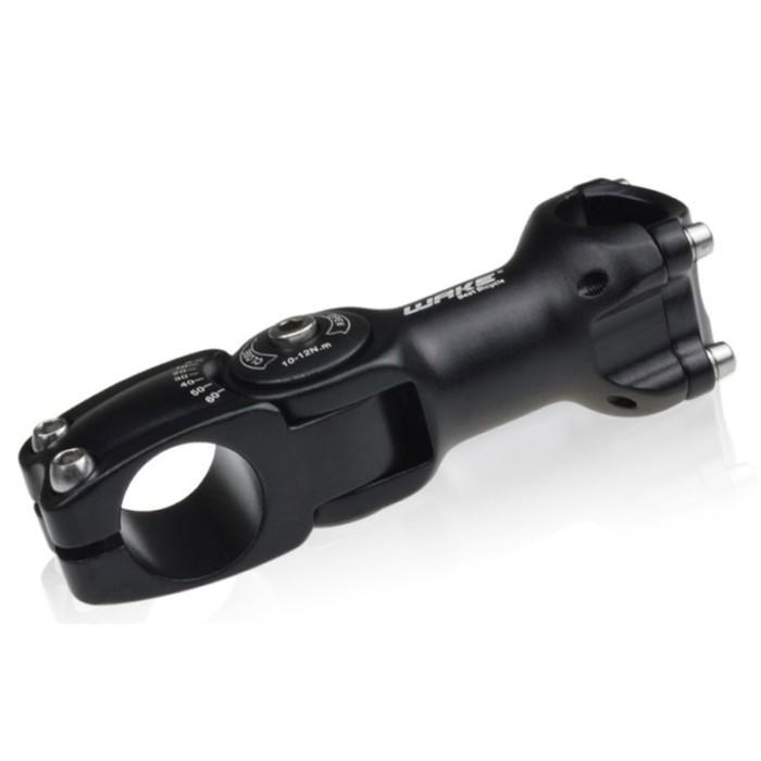 Wake Stem Sepeda Mtb Rise Adjustable 0-60 Derajat 110Mm Os 31.8Mm