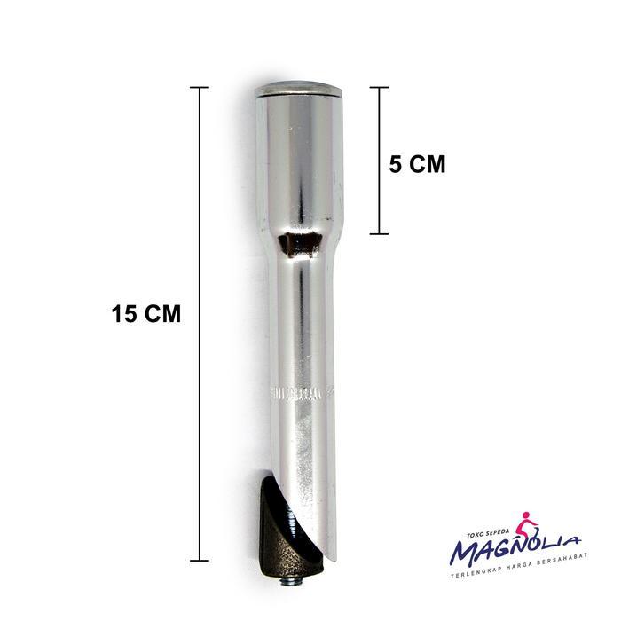 Adaptor Stem Stir Sepeda Mtb Gunung 21.1 To 28.6 Stir Oversize - Chrom
