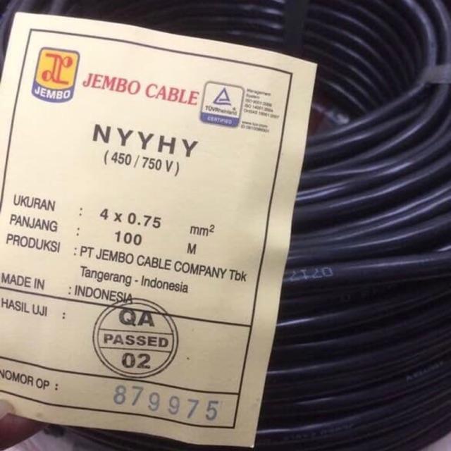 Kabel Jembo Nyyhy 4X0.75 4X0,75 4 X 0.75 4 X 0,75 Jembo 100M 100 Meter