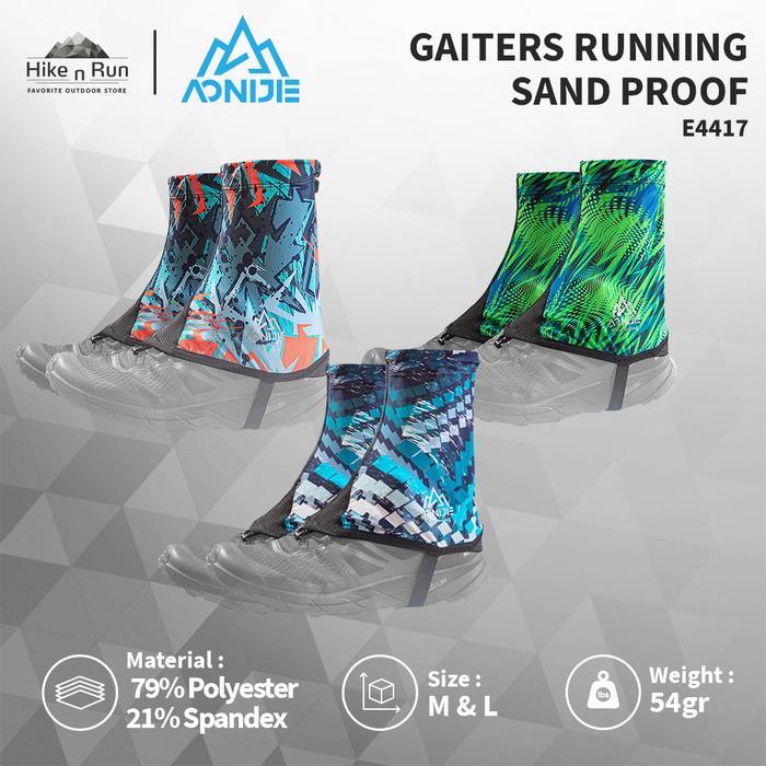 Ready Gaiter Lari/Hiking Anti Pasir Aonijie E4417 E940 E941 Pelindung Kaki