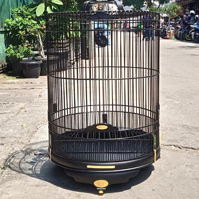 SANGKAR KANDANG MURAI PVC BnR BLACK DOFF MODEL BATMAN NO 2
