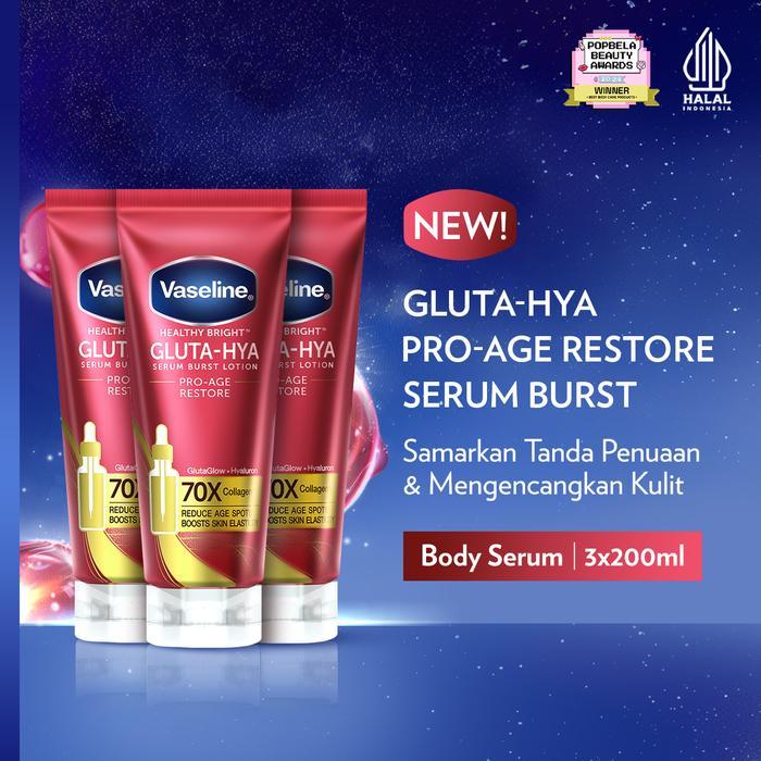 i0cc- Vaseline Gluta Hya Pro Age 200Ml Triplepack