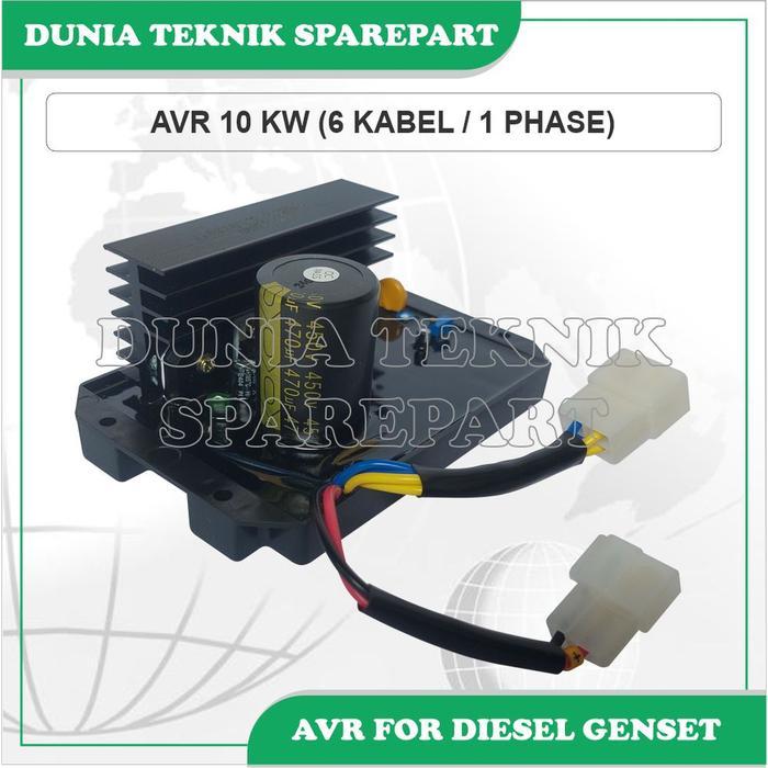 Avr Untuk Diesel Genset 10Kw ( 6 Kabel / 1 Phase ) Original