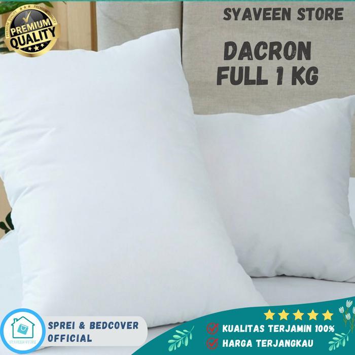 Bantal Tidur Bantal Guling Set Dacron Silikon Pillow Bantal Dakron