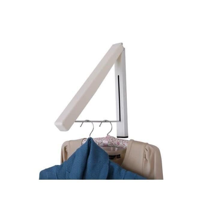 Gantungan Baju Lipat Hidden Clothes Hanger Gantungan Baju Dinding Lipat