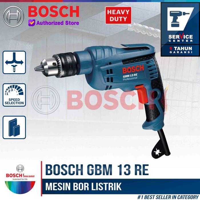 GBM 13 RE Mesin Bor Listrik Non Impact 600 Watt GBM13 GBM13RE Tenaga Kualitas Sang Juara Variabel