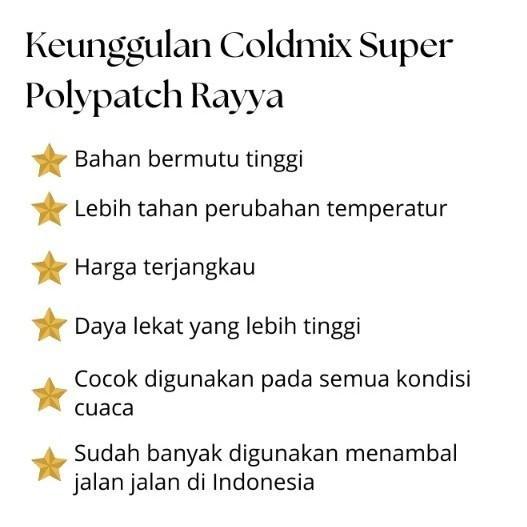 Aspal Instan Aspal Dingin Aspal Ukuran 25kg Aspal Jalan Berlubang - Jalan Gudang - Rumah