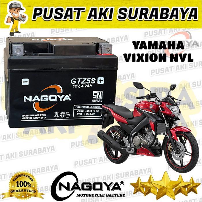 TERMURAH TERLARIS TERBARU PRODUK BARU AKI KERING SUPER NAGOYA GTZ5S ACCU BEBAS PERAWATAN VIXION