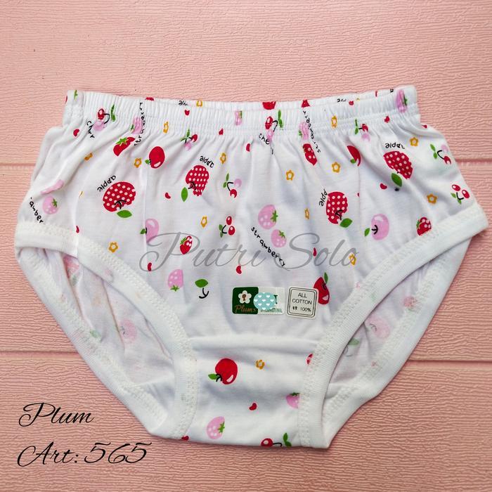 3PCS CD PLUM 565 UNTUK ANAK PEREMPUAN - Acak, LLL/3pcs
