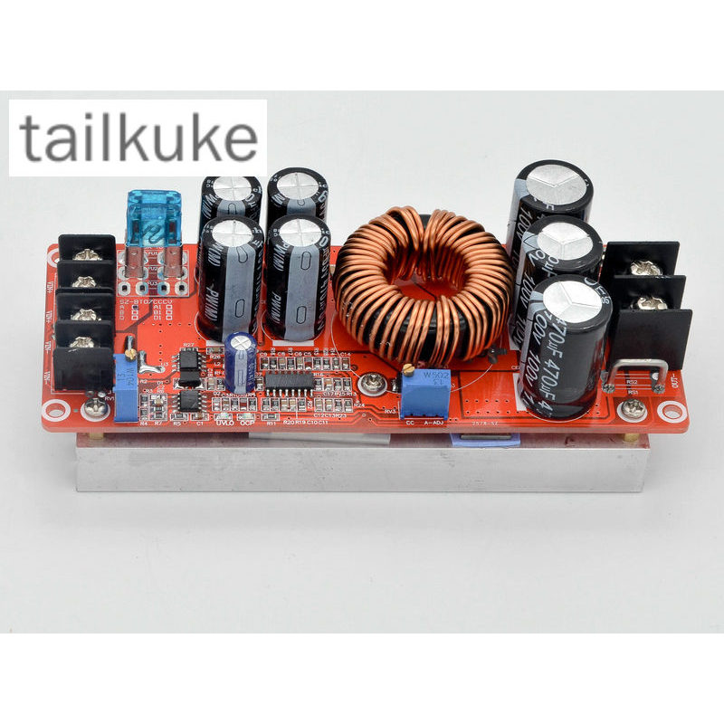 New 1200W High-Power DC-DC Step-Up Constant Voltage/Constant Current Adjustable Vehicle Charging
