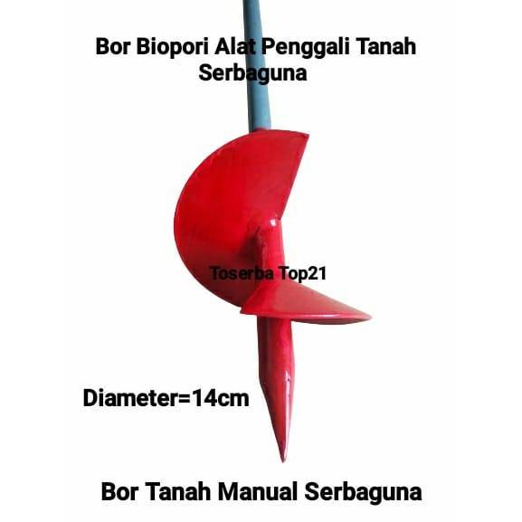 Bor Biopori Spiral Alat Bor Biopori Penggali Tanah