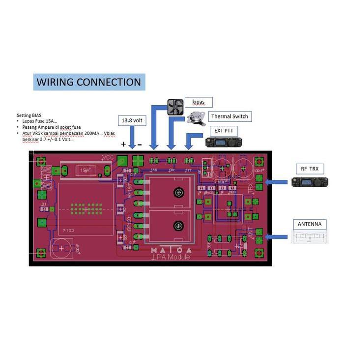 TERLARIS DIY KITS 70W SSB LINEAR HF POWER AMPLIFIER