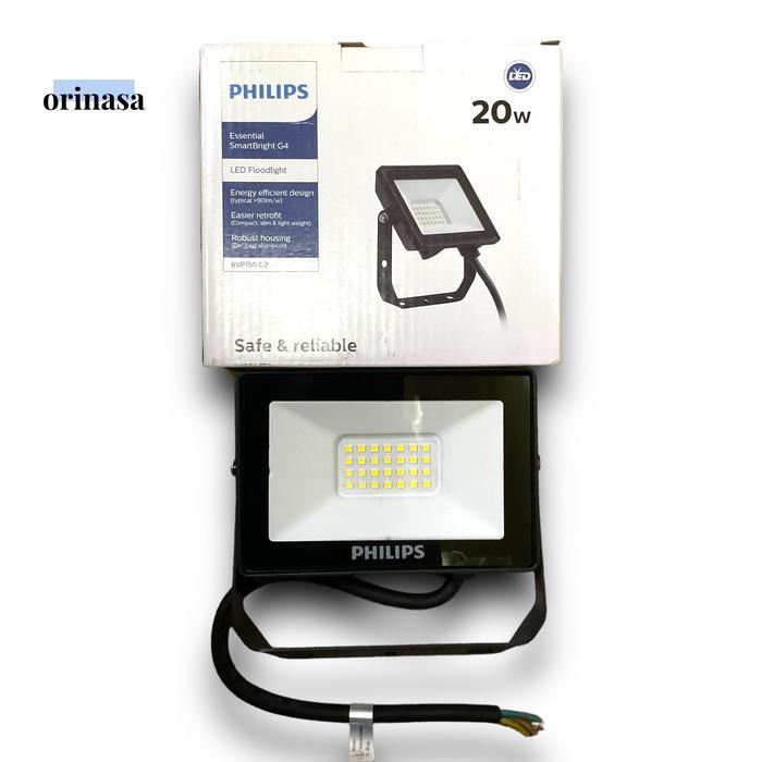 BERKUALITAS Philips Floodlight Lampu Sorot BVP150 G2 LED18 20W 20 Watt