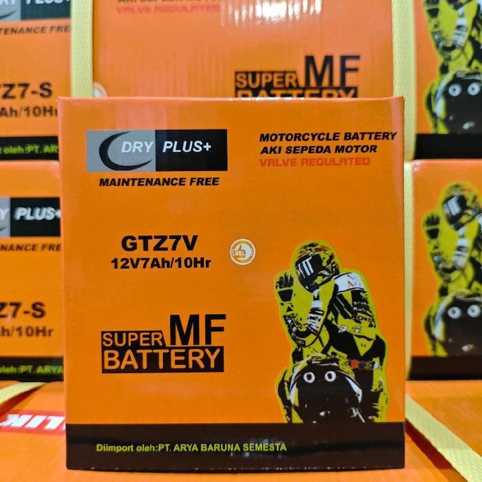 Aki Motor Kawasaki Klx 150, Klx 250 Gtz7V / Ytz7V Dryplus 12V / 7Ah