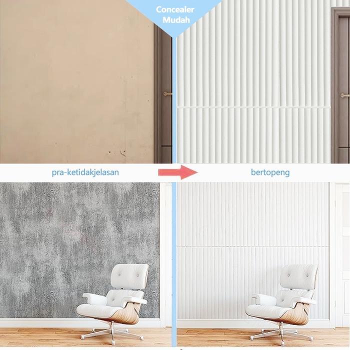 TERBARU WALLPAPER DINDING FOAM 3D MOTIF / WALPAPER STIKER DINDING PLAFON WALLPAPER MU DEKORASI