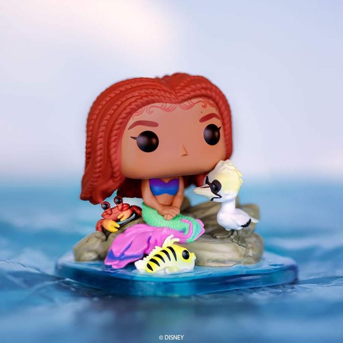 FUNKO POP THE LITTLE MERMAID ARIEL FRIENDS FLOUNDER SEBASTIAN CRAB