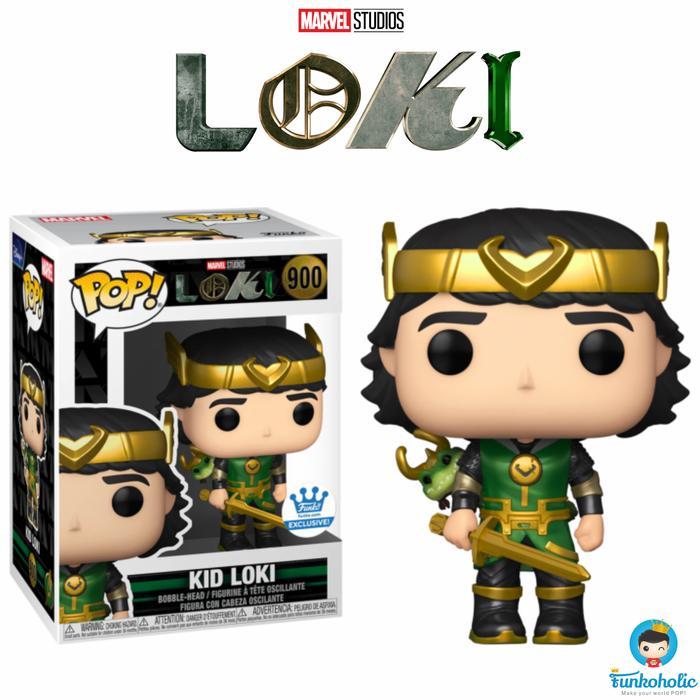 FUNKO POP MARVEL LOKI - KID LOKI (METALLIC) [FUNKO-SHOP EXCLUSIVE]
