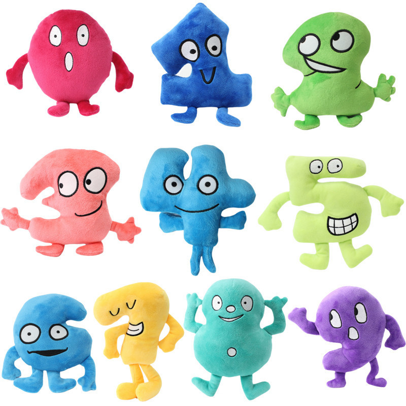 12 Style Zero One Two Three Four Five Seven Eight Nine Ten X Battle For Dream Island Plush Toy