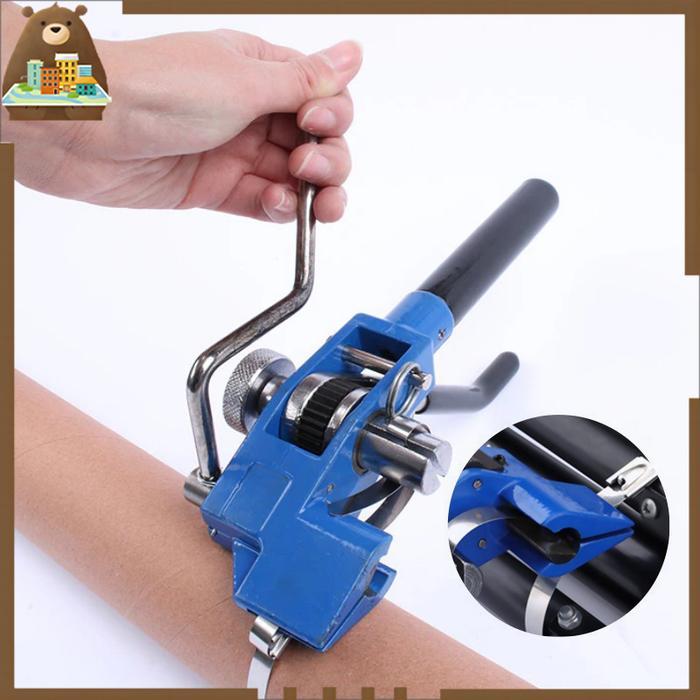 3-25mm Strapping Tensioner Stainless Strap Universal Alat Pengikat Tali Strapping Baja Ratchet Band