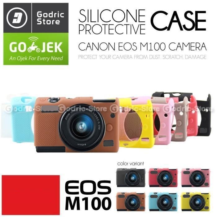 Silicone Canon Eos M100 Silikon Case Sarung Silicon Kamera Mirrorles Terbaru 