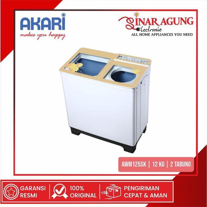 AKARI AWM125SK / AWM-125SK MESIN CUCI 2 TABUNG - GARANSI RESMI
