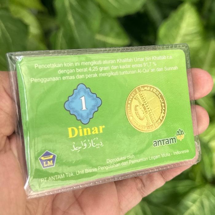 TERLARIS KOIN 1 DINAR ANTAM 4,25 Gram