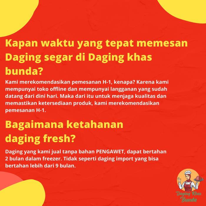 TERLARIS (PREMIUM) Tulang Iga Sapi Lokal Segar FRESH 1KG 1 KG 1000 gram