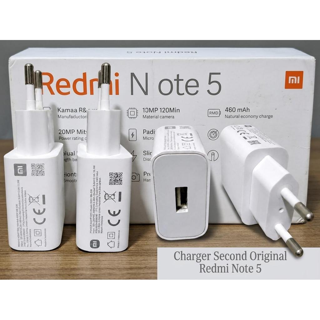 Charger Copotan Xiaomi MDY-09-EW Ori Second 5V 2A Redmi Note 5