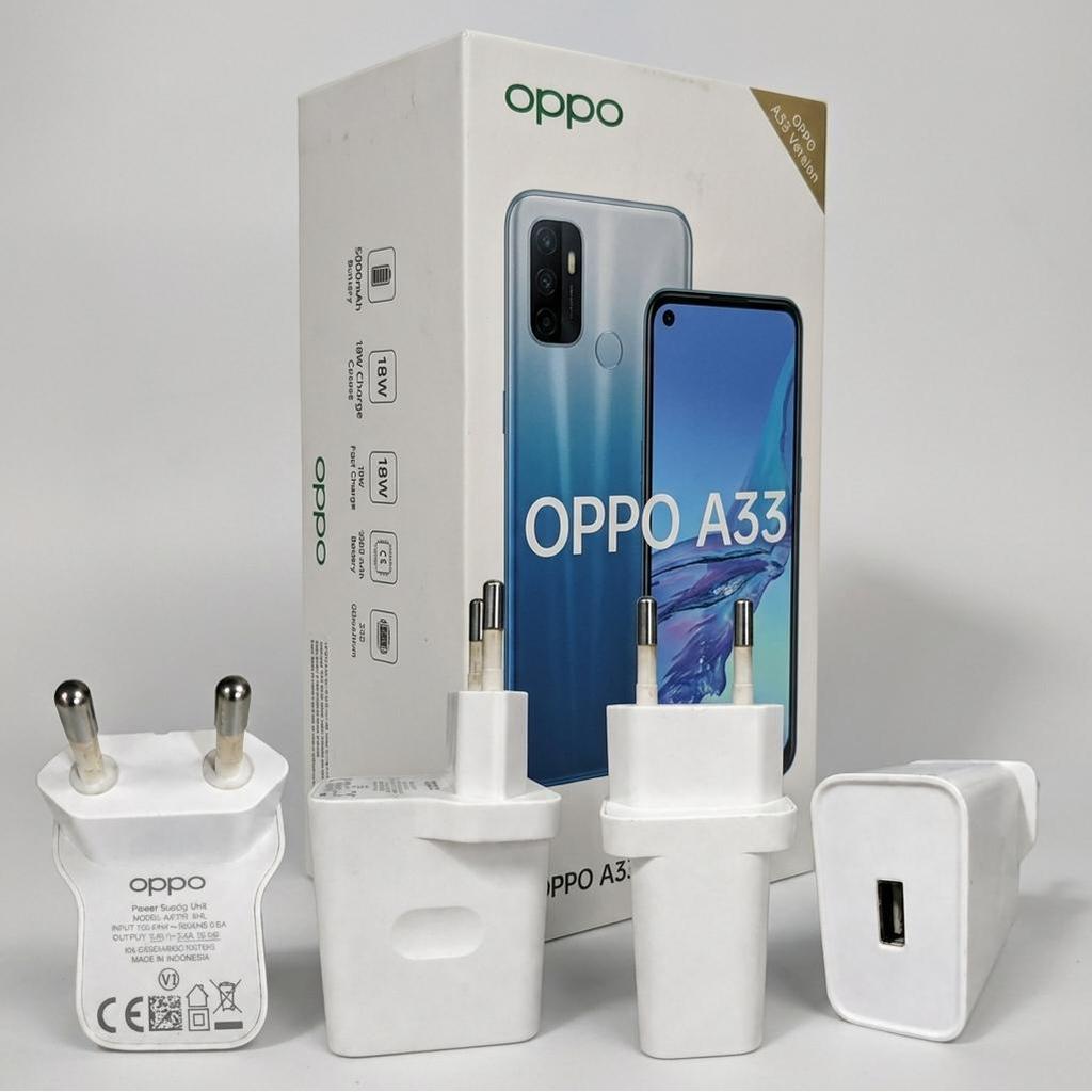 Charger HP OPPO OP92CAED Original Bekas Fast Charging 18W 9V 2A Untuk OPPO A33
