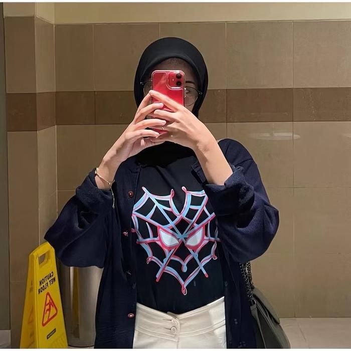 TERURAH KAOS COUPLE SPIDERMAN GWEN & MILES Tshirt Couple kaos couple pasangan kaos couple spiderman