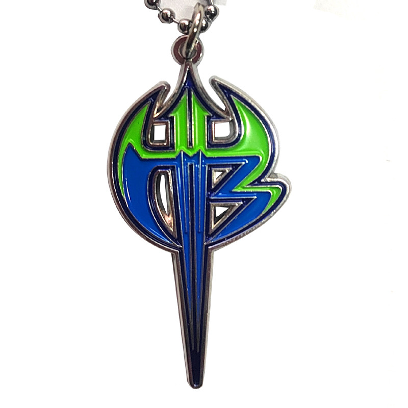 Hardy Boyz Matt Jeff Hardy Pendant Necklace with Chain Wrestling Fan Jewelry Role Play Prop