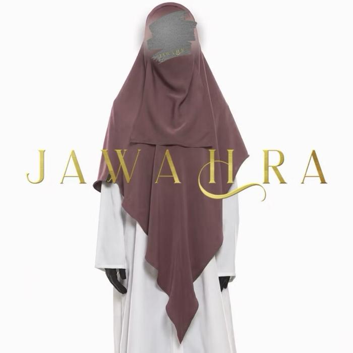 [Jawahra] Althea Khimar Bandana Lunera Hijab Umroh Hijab Syari Khimar Gomar Instant Muslim