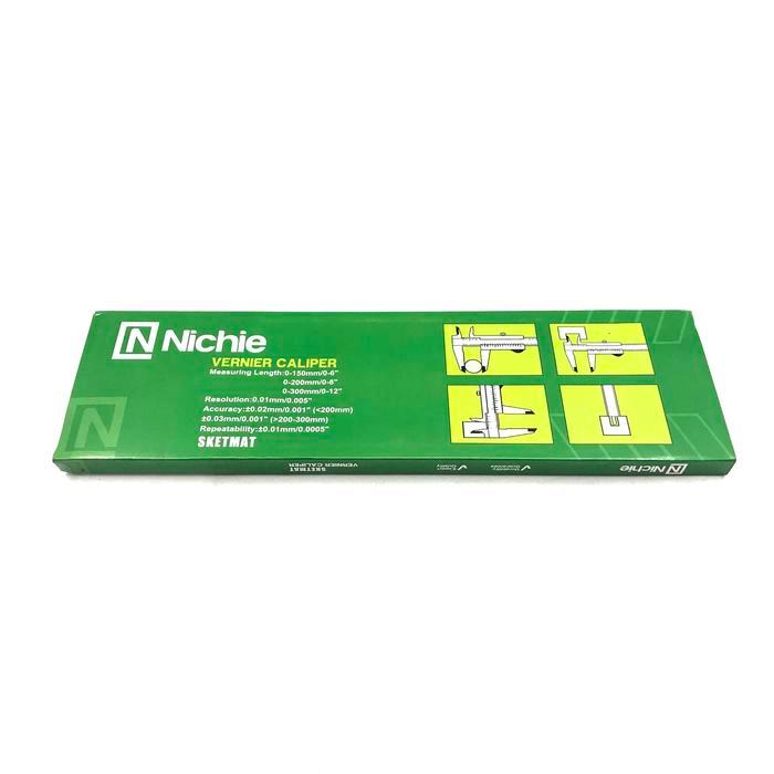 READYY NICHIE Sigmat Analog 12 Inch Besi - Jangka Sorong Sketmat Vernier Caliper Pengukur Ukur