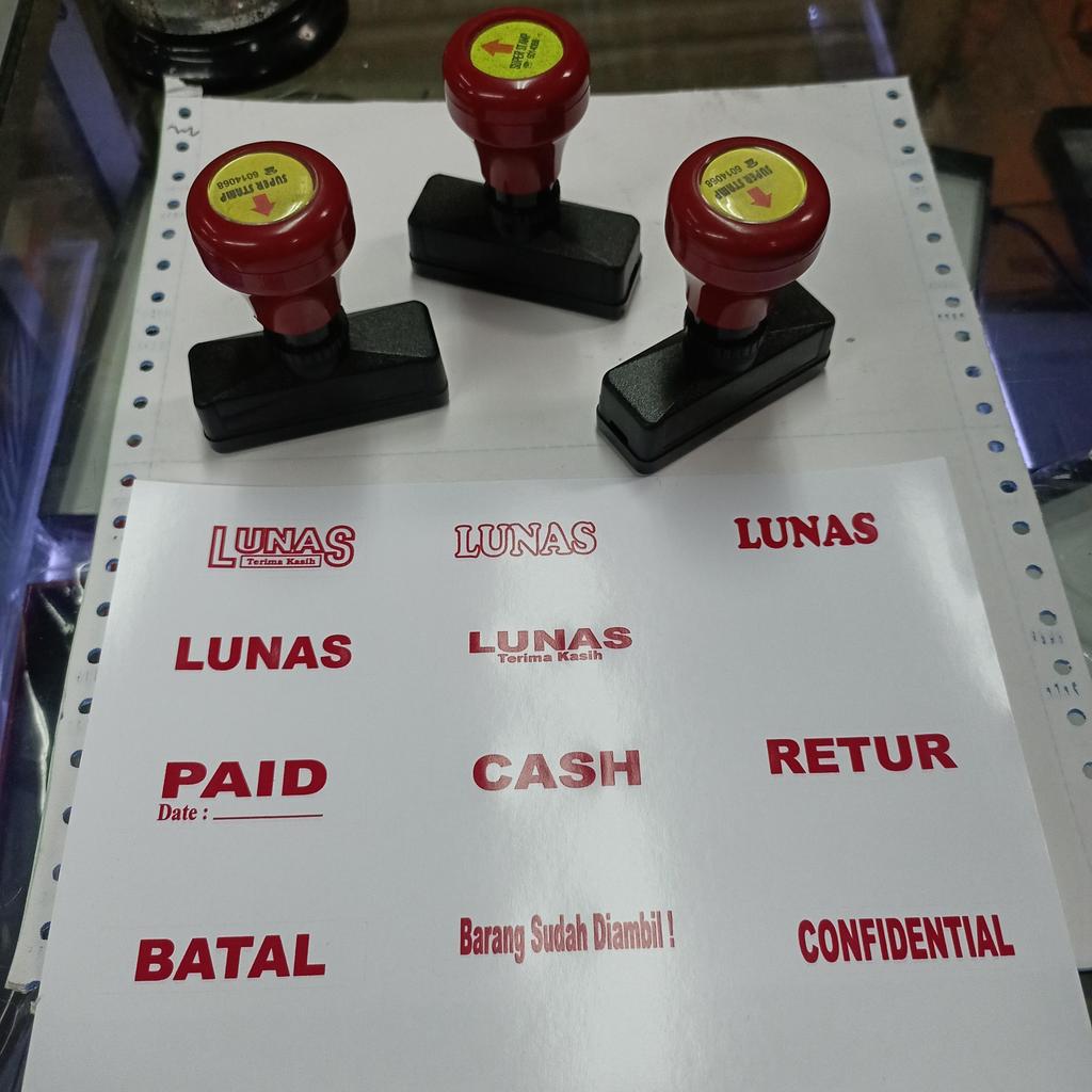 Stempel LUNAS  Otomatis