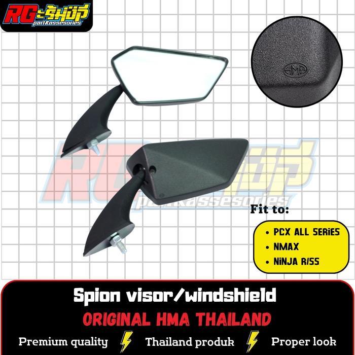 Spion Motor Murah Spion Hma Tempel Model Lancip Kr150/Ninja R, Pcx Cbu/Lokal, Nmax, Lexi Spion Motor