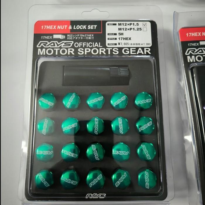 Mur Roda Rays M12 X 1.25 Mm Drat 1,25 Mm Mur 17 Kunci Shock 19 Dan 21 Untuk Mobil Merek Suzuki
