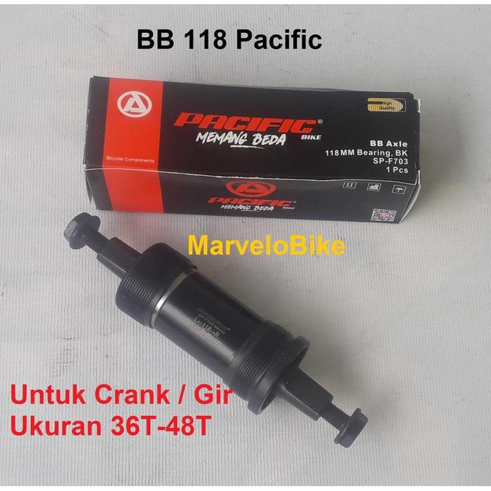 Ready Bb Sepeda Kotak 118 Pacific Bottom Bracket Kotak 118 Pacific -Gratisongkir