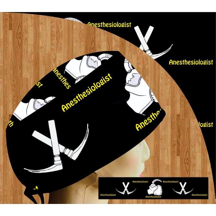 Head Cap Topi Dokter Anesthesiologist
