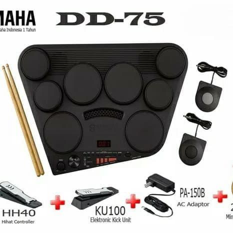 Yamaha Drum pad drum elektrik DD75 original