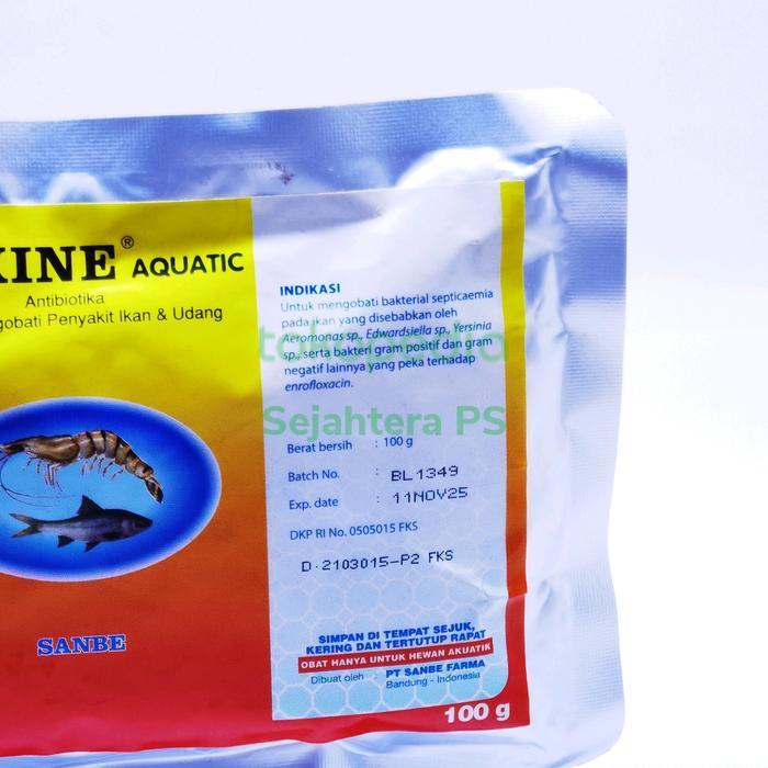 Antibiotik Ikan Enrofloxacine Roxine Aquatic #Gratisongkir
