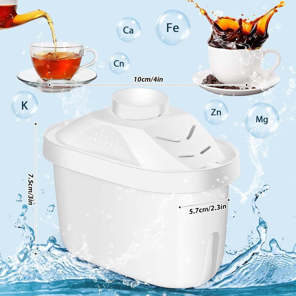 Alkaline Water Filter Replacement Alkaline Water Pitcher Replacement Cartridge for Healthy Drink