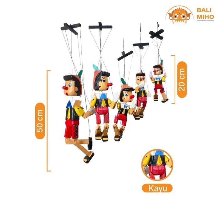 Kualitas terbaik] Boneka Pinokio - Pinokio - Pinokio Kayu - Gantungan Pinokio