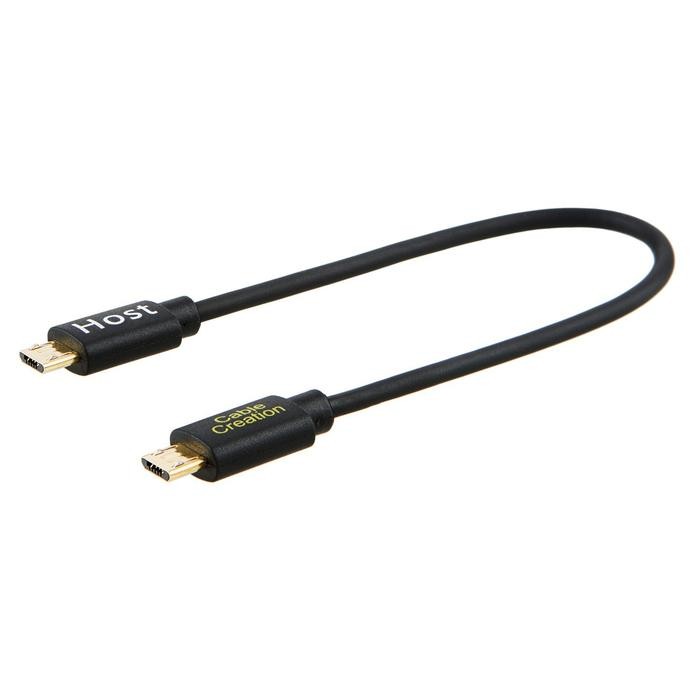 Terlaris CABLE CREATION CC0573 Micro-USB to Micro-USB OTG Cable for DAC Drone SALE
