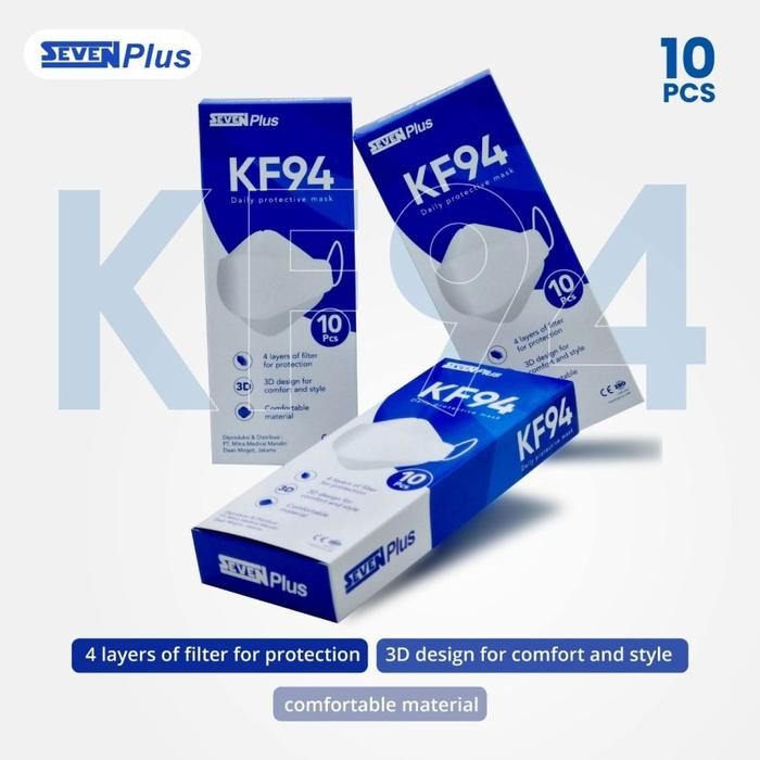 New Masker Seven Plus KF94 4ply isi 10pcs