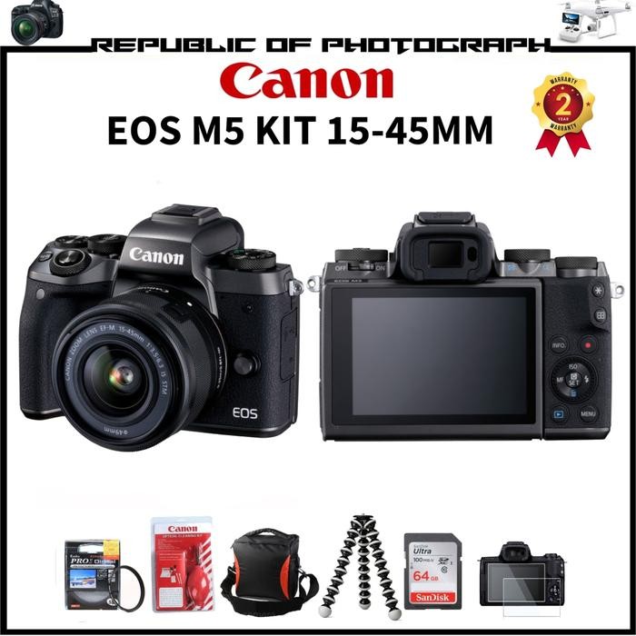 NEW Canon EOS M5 KIT 15-45MM / CANON M5 KIT 15-45MM / CANON EOS M5