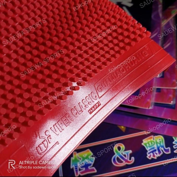 85qg- Karet Bintik Panjang Pingpong Tenis Meja Viper Classic Soft Prosesan