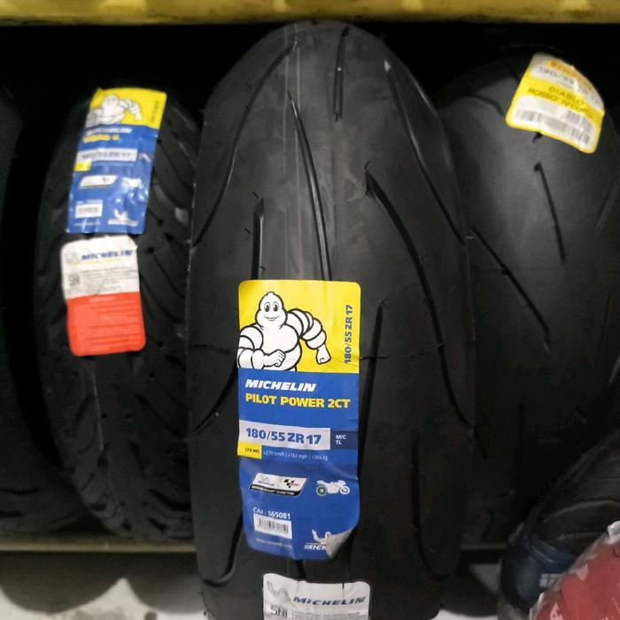Michelin Pilot Power 2CT 180/55-17 ban sport belakang