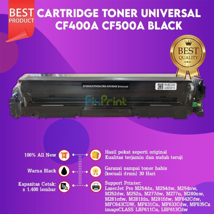 x5kr- Tinta Toner 202 Cf500A-03 Compatible Color Laserjet M254Dw M254Nw