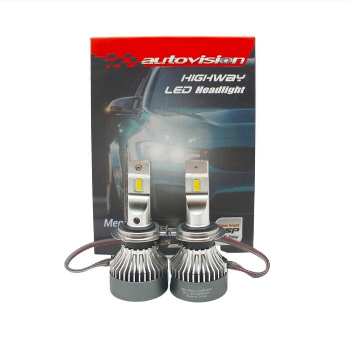 Ready Led H7 Autovision LED Highway 6000K Lampu LED Mobil H7