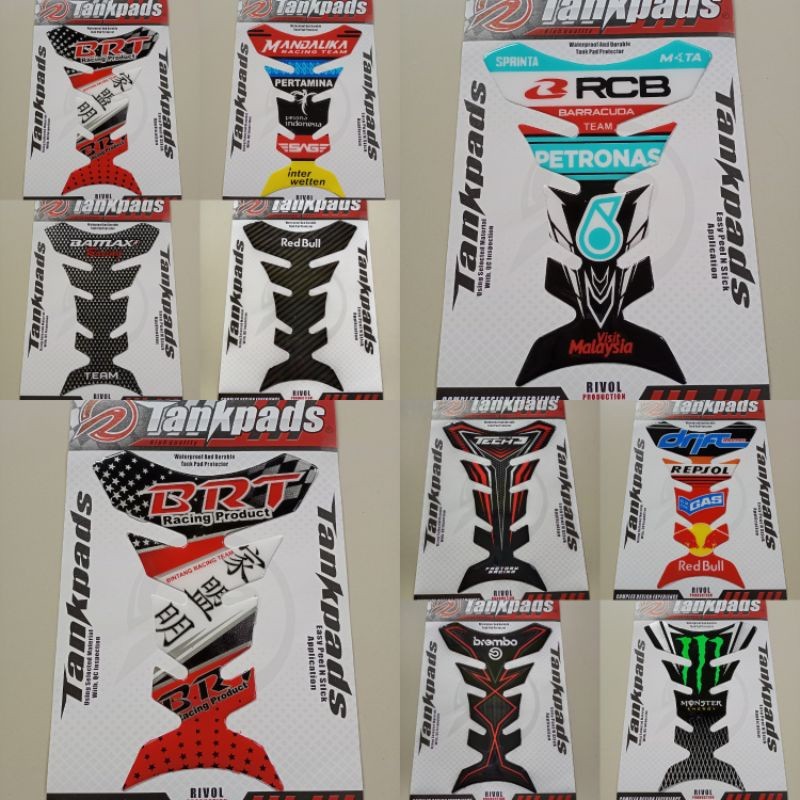 stiker emblem resin timbul tank pad Tanki Vixion cb150 Byson Verza ninja cbr berkualitas mantap